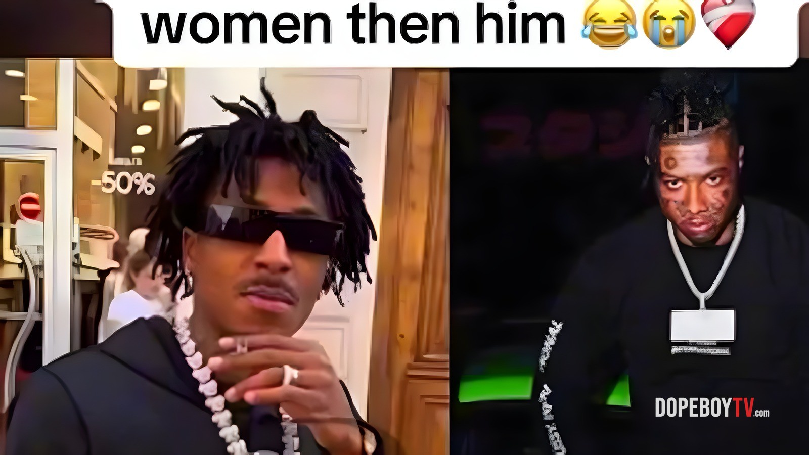 Blueface & YoungBoy Never Broke Again Argue Over Who Had the Baddest Roster (Throwback)