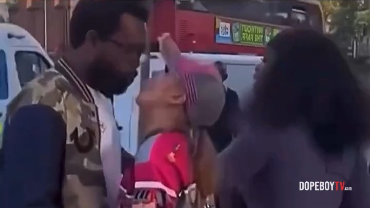 Two women get B*tch slapped after man has a Public Freakout