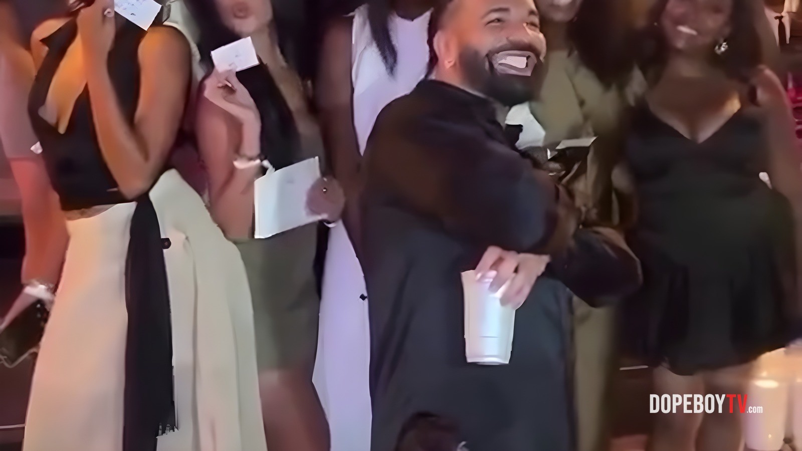 Drake gave away $1 million in prizes celebrating women yesterday . He picked the women randomly