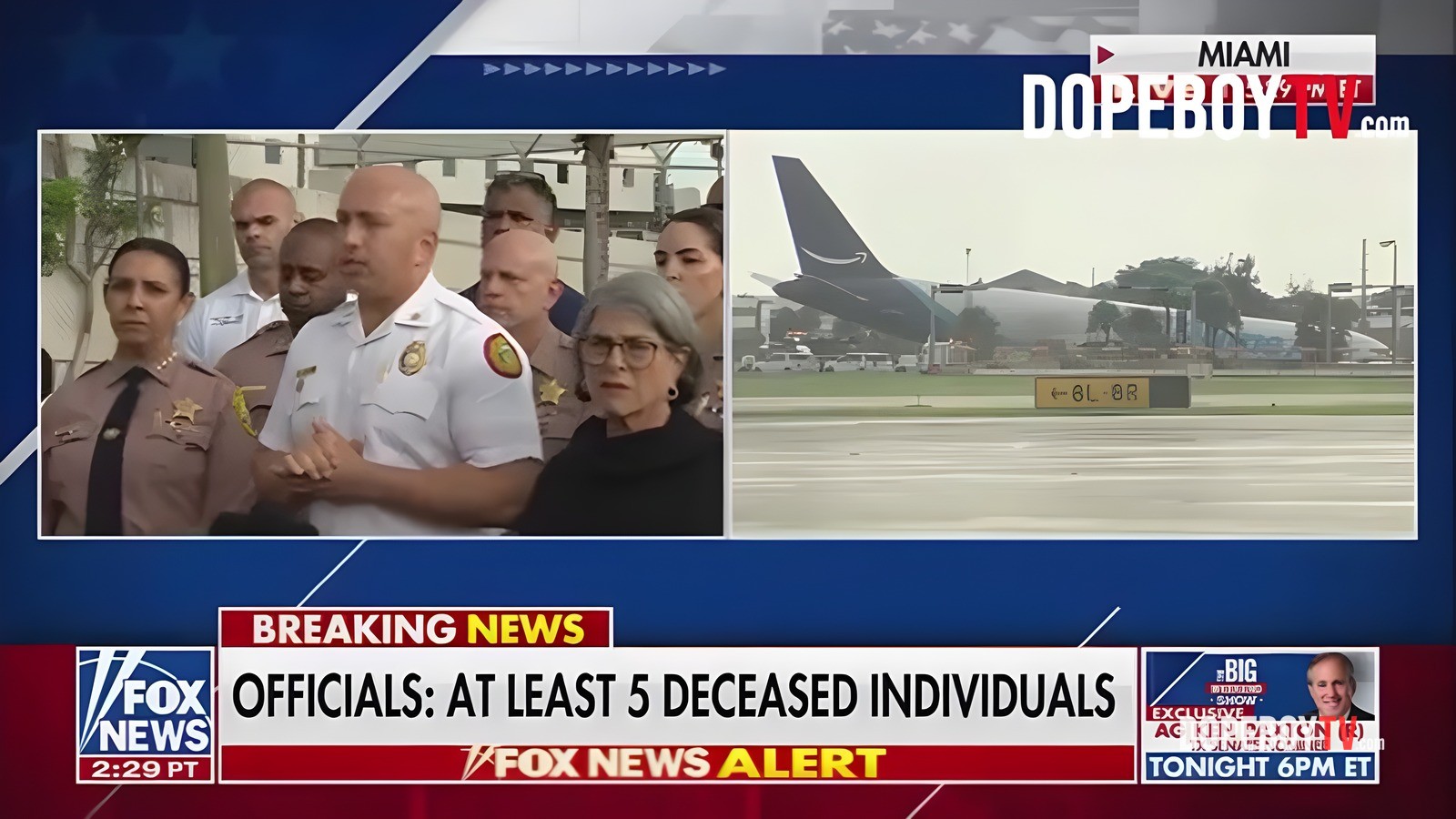 5 die on board of Amazon airline plane when it overshoots the runway