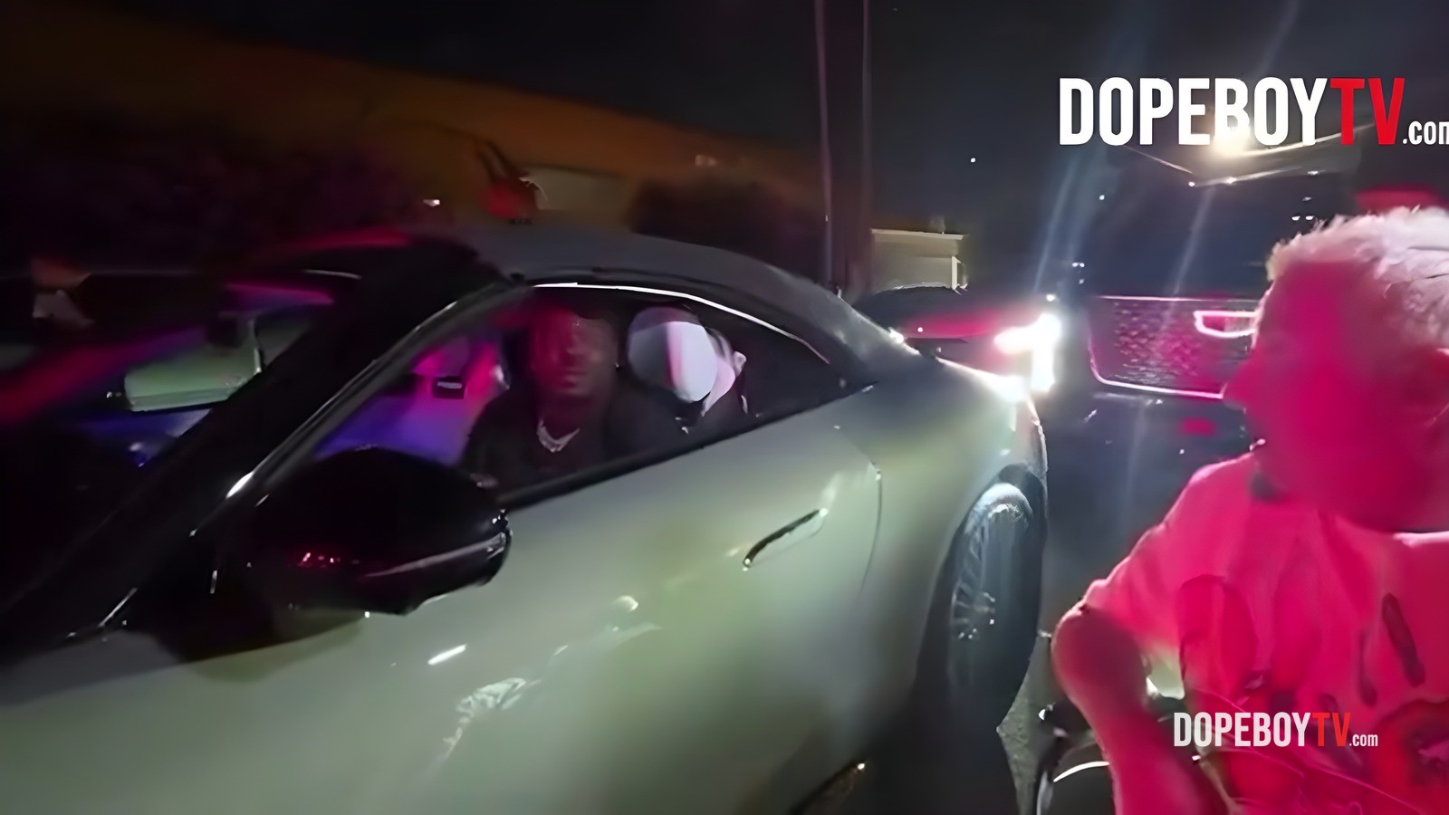 A promoter confronted LUCKI after paying him $60,000 to perform at a club, where he only performed two songs before leav