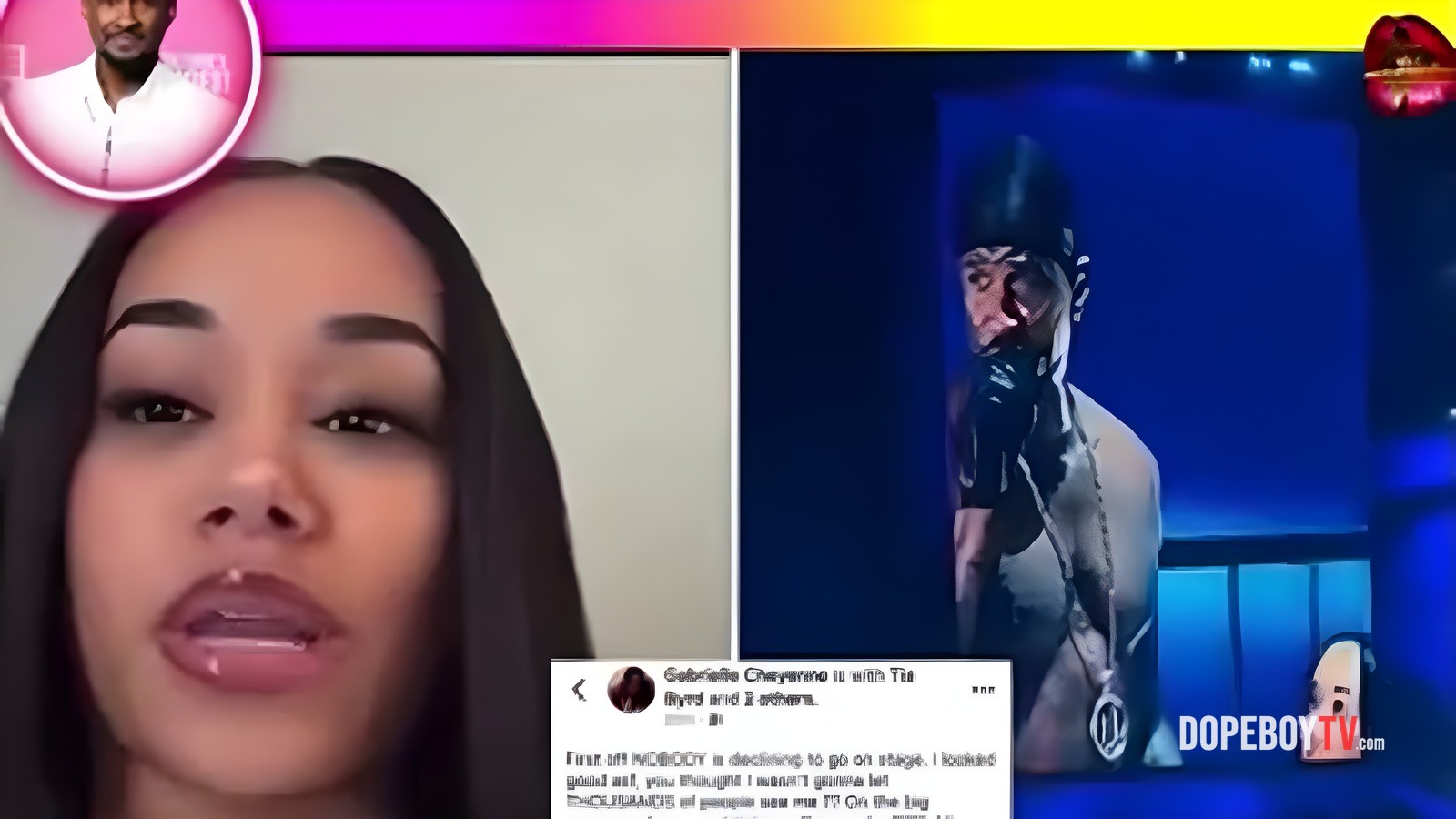 Fan's Priceless Reaction to Being Pulled on Stage—She Wanted Chris Brown, Got Usher!