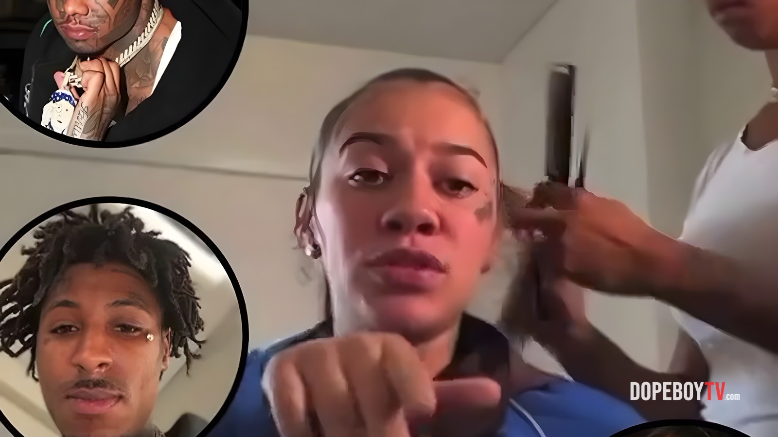 Blueface's Baby Mama & Side Chick Go Head To Head Over YB In Wild Argument