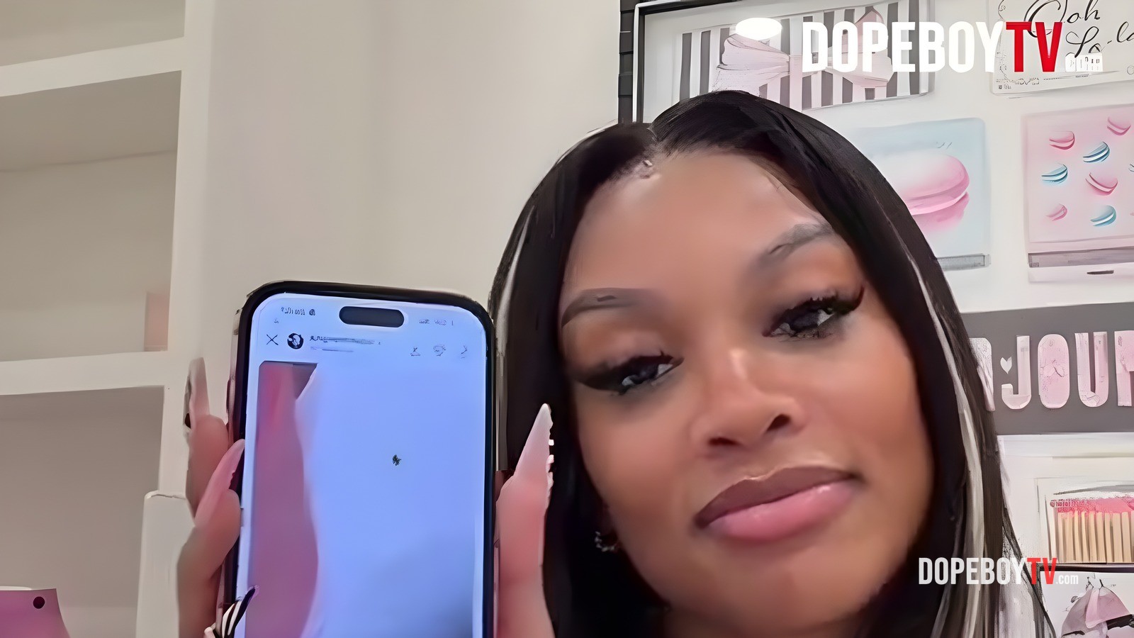 Kayla B leaked a video showing King Von putting Asian Doll a.k.a Queen Von out of his home over allegations that she che